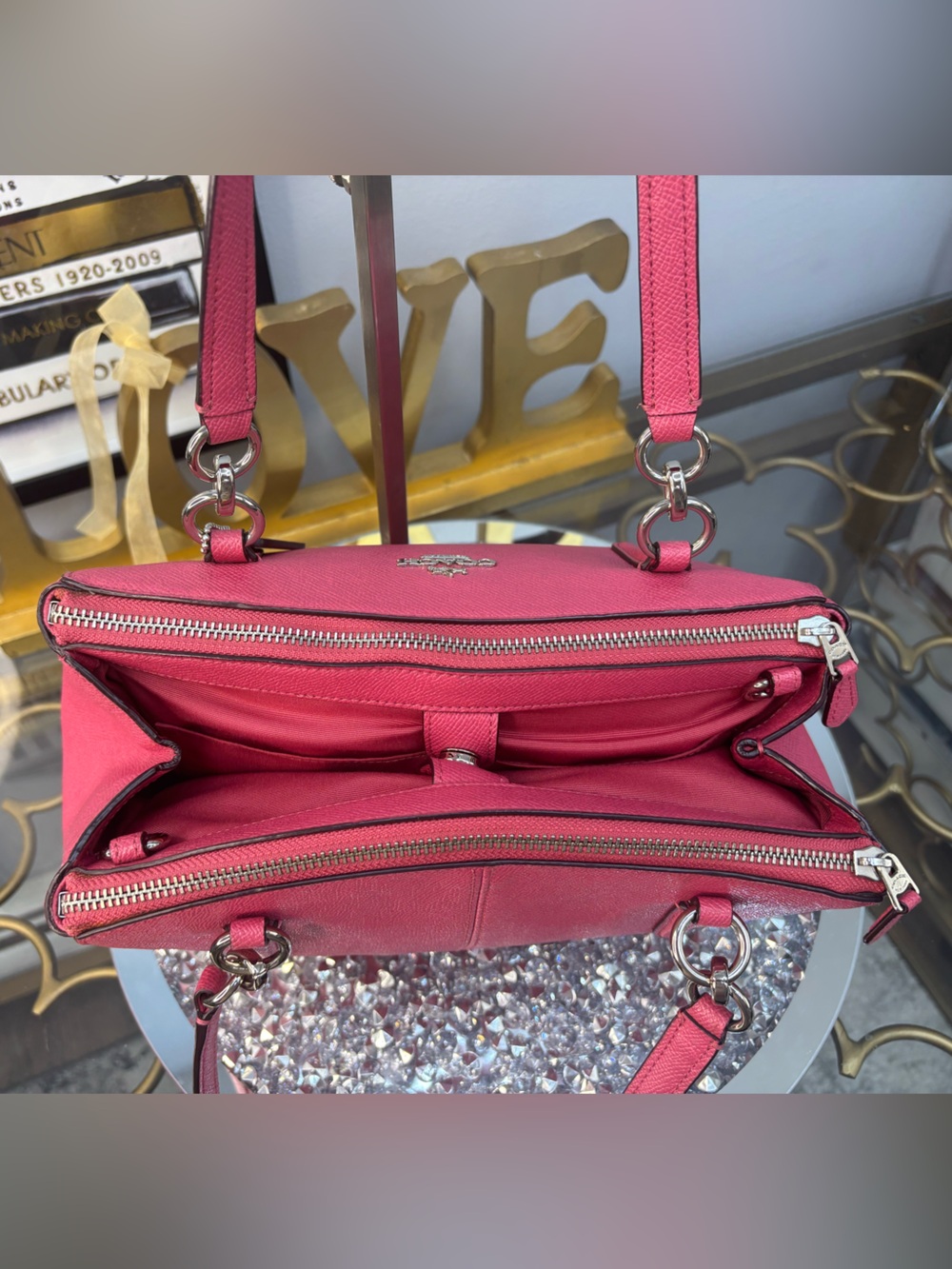 Coach 2016 Christie Carryall in Crossgrain Leather - Picture 5 of 14